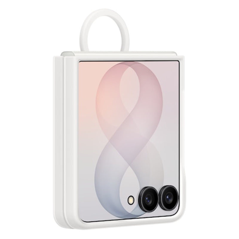 Samsung Silicone Ring Magnet Case for Galaxy Z Flip8 - Cream