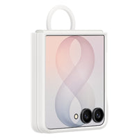 Samsung Silicone Ring Magnet Case for Galaxy Z Flip8 - Cream