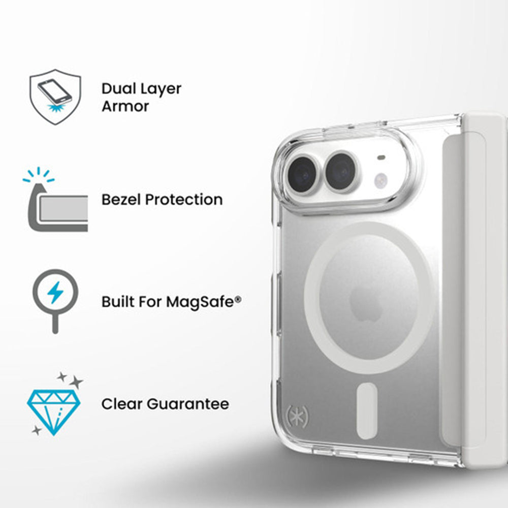 Speck Presidio Perfect Fold Case for iPhone Duo - Clear
