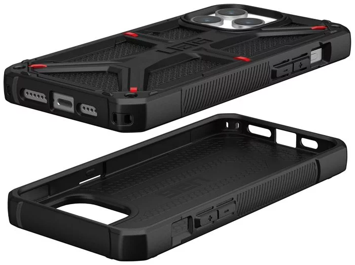 Uag Apple iPhone 15 Pro Max Monarch - Kevlar Black