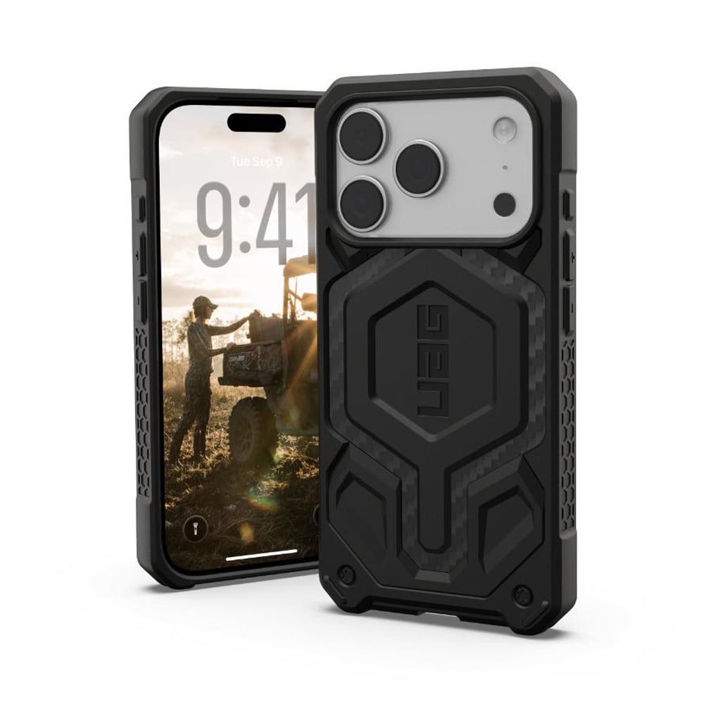 UAG Monarch Pro Case for iPhone 17 Pro - Carbon Fiber