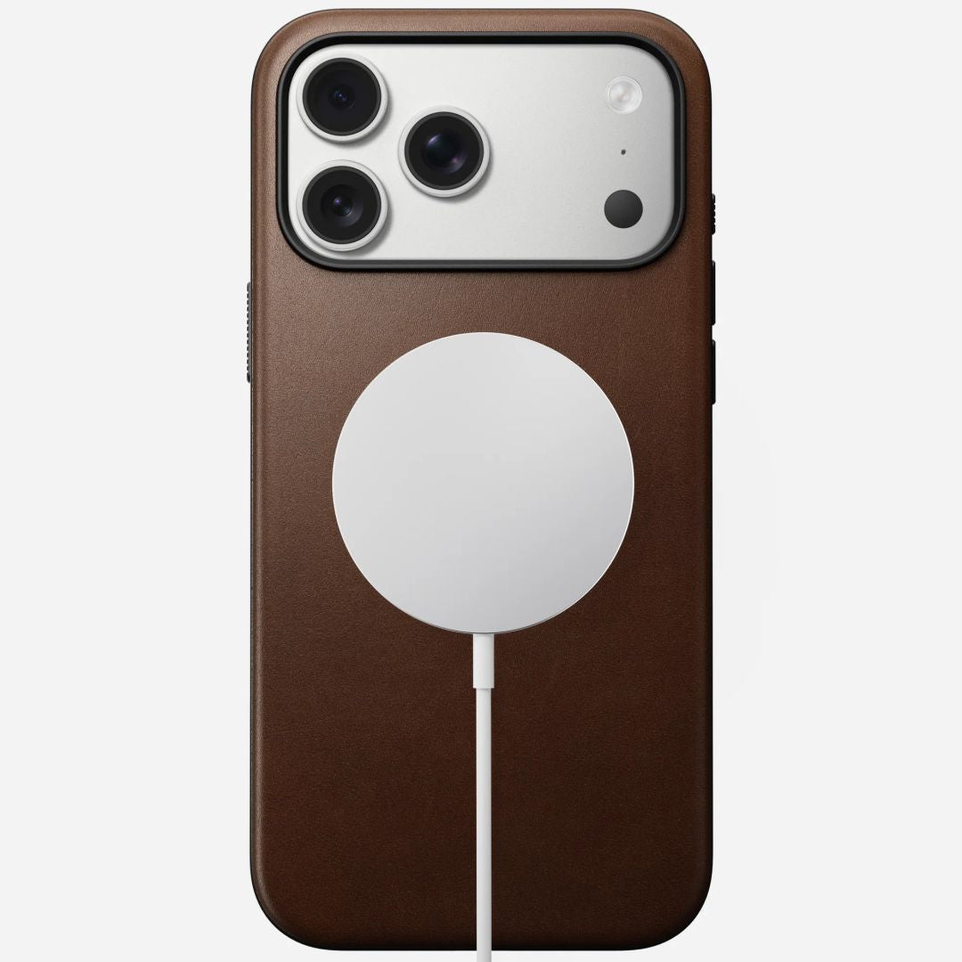 NOMAD Leather Case for iPhone 18 Pro Max/17 Pro Max - Brown Ecco