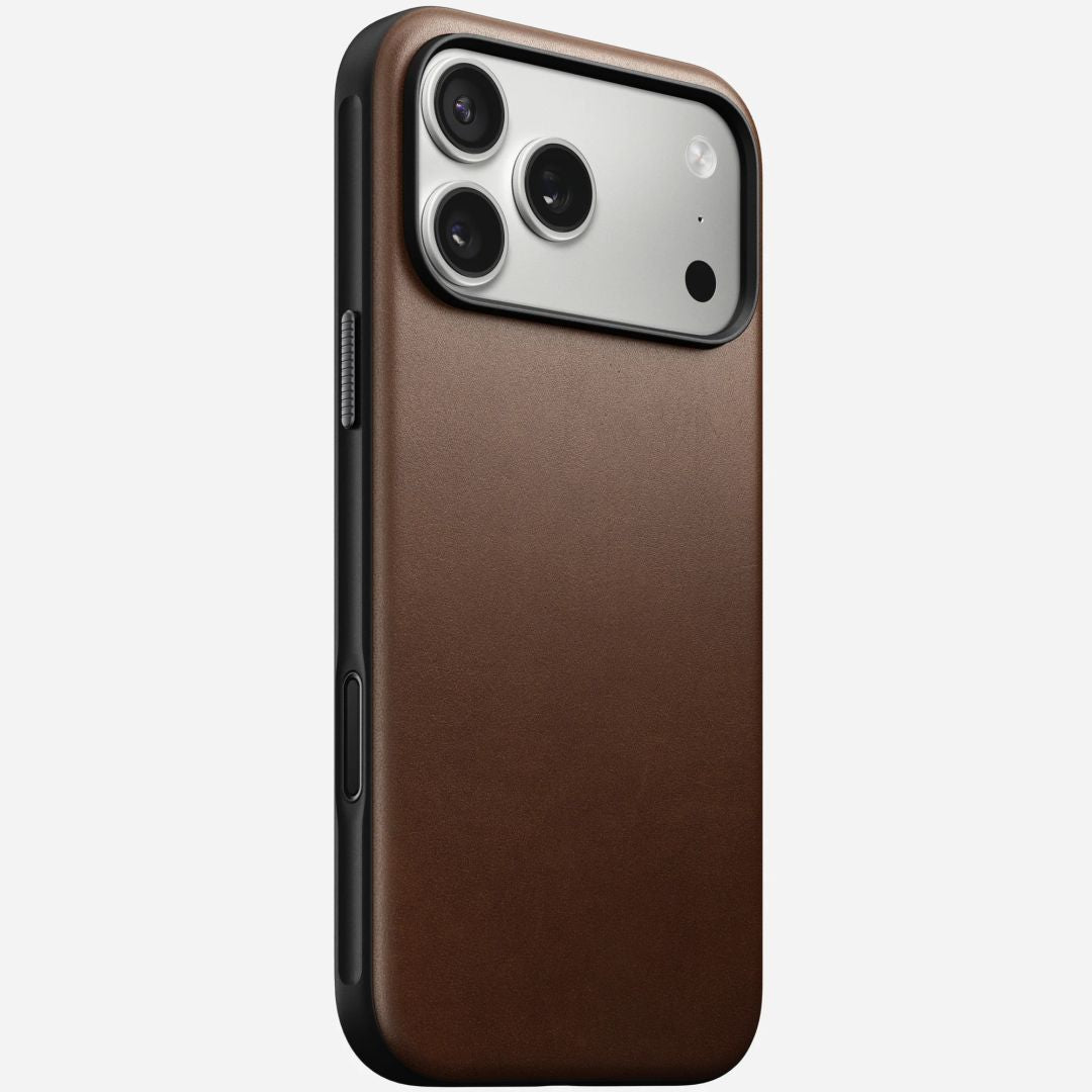 NOMAD Leather Case for iPhone 18 Pro Max/17 Pro Max - Brown Ecco