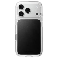 NOMAD Clear Leather case for iPhone 18 Pro  - Black Horween