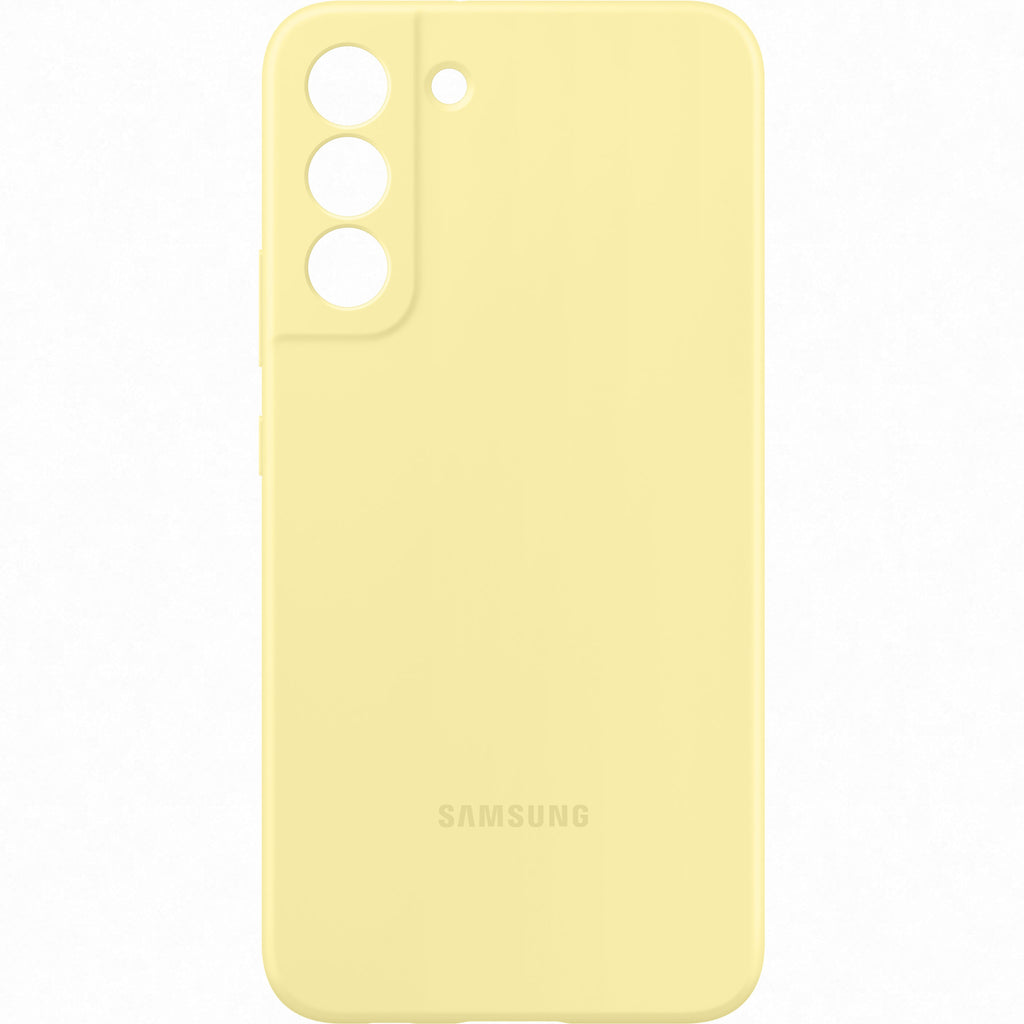 Samsung Silicone Cover for Galaxy S22 Plus - Yellow