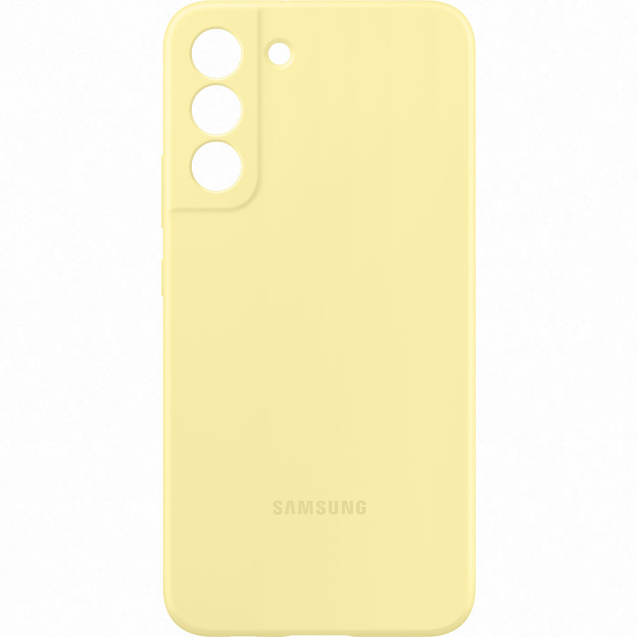Samsung Silicone Cover for Galaxy S22 Plus - Yellow