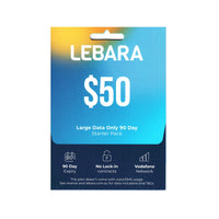 Thumbnail for Lebara $50 Starter Pack PrePaid SIM Card