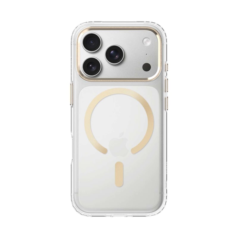 EFM Volta Case with D3O Zero for iPhone 18 Pro - Clear Gold