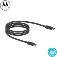 Thumbnail for Motorola USB-C to USB-C 3.3ft Data/Charging Cable for Moto X4/E13/E6/E32/G04/G7/G75/G84/G53/G54/G55/Plus/Edge 40/Edge 50/Edge 60/Razr 50