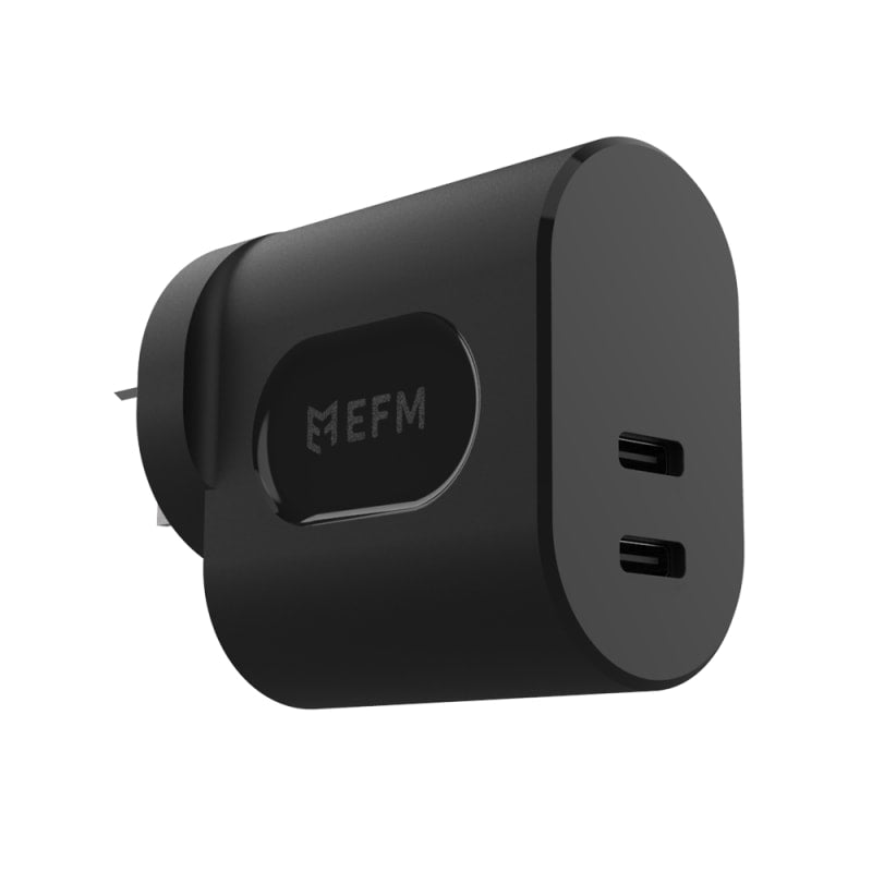 EFM 45W GaN Wall Charger with Power Delivery and PPS - Black