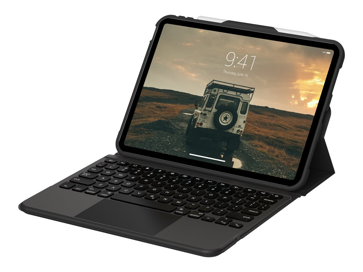 Uag Rugged Bluetooth Keyboard With TrackPad for iPad 10th Gen 10.9" - Black/Ash
