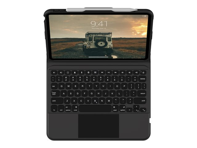 Uag Rugged Bluetooth Keyboard With TrackPad for iPad 10th Gen 10.9" - Black/Ash