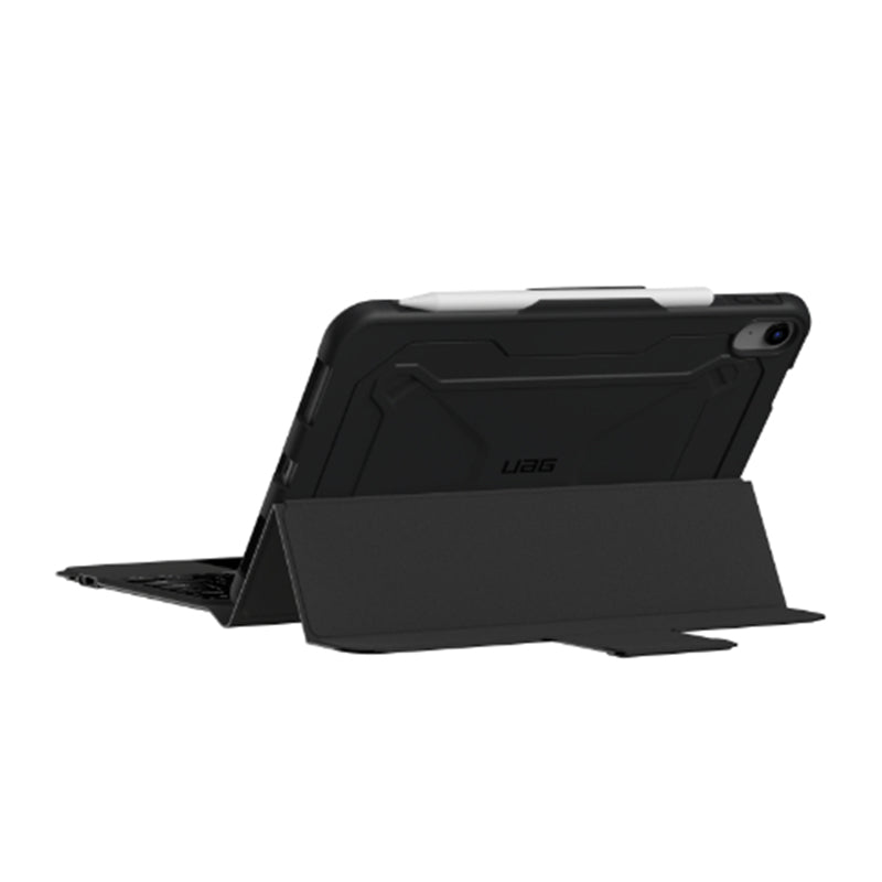 UAG Rugged Keyboard with Bluetooth + Trackpad for iPad 10.9 10th Gen / 11 11th Gen A16 - Black