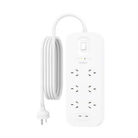 Thumbnail for Belkin SurgePro 6-Outlet Surge Protector with Dual USB-C 30W