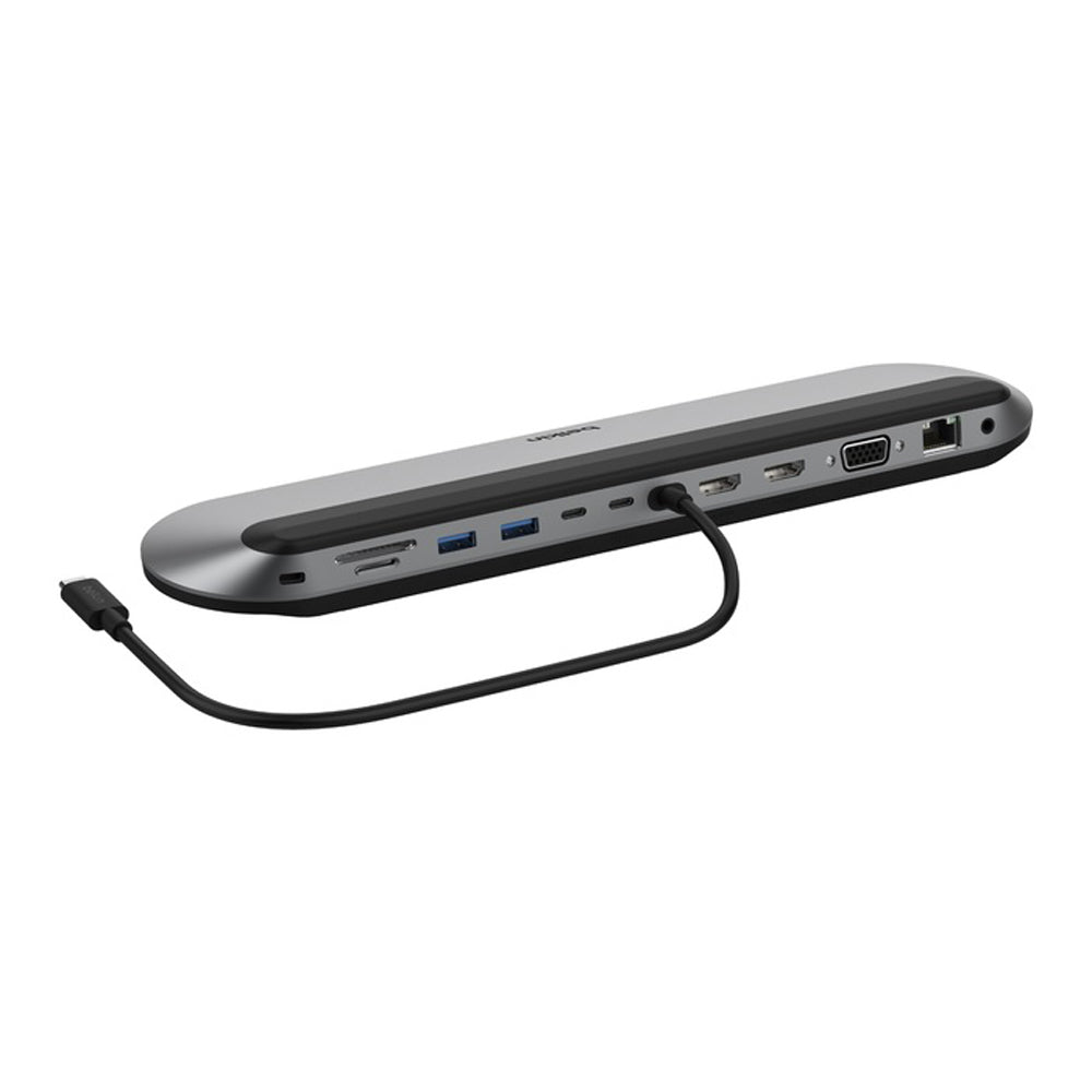 Belkin Connect Universal USB-C 11 in 1 Pro Docking Station- Grey