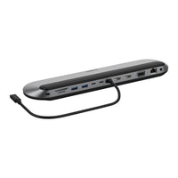 Thumbnail for Belkin Connect Universal USB-C 11 in 1 Pro Docking Station- Grey