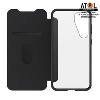 Thumbnail for OtterBox React Folio Case for Samsung Galaxy S25+ - Black Crystal