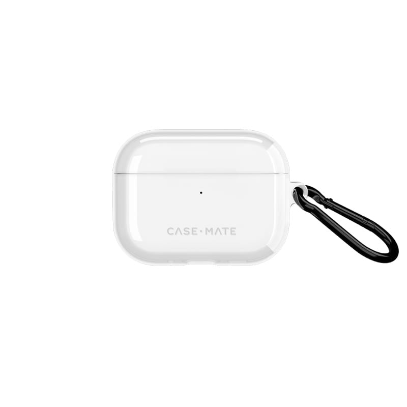 Case-Mate Tough Case for AirPods Pro 3 - Clear with Black Carabiner