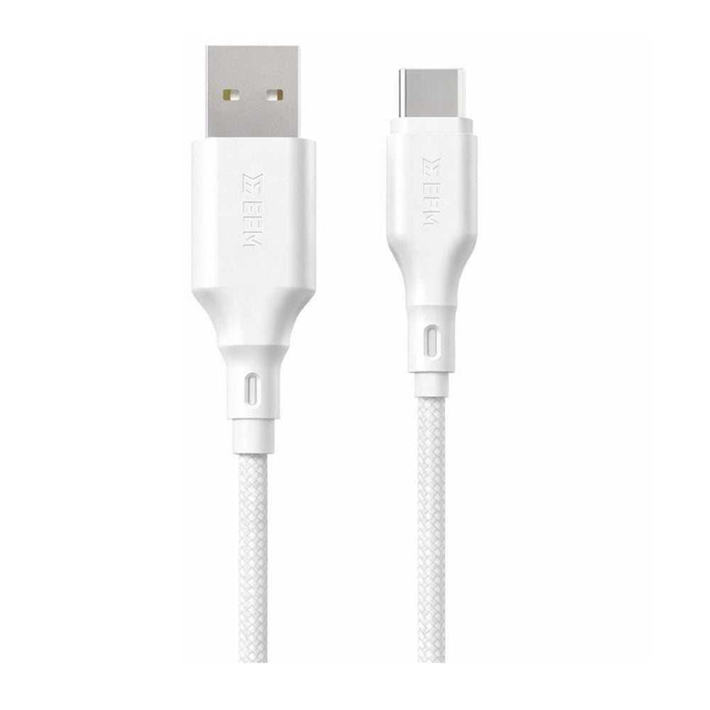 EFM USB-A to USB-C Essential Power Cable with Aramid Fibre Reinforcement 1M - White