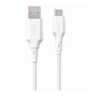 Thumbnail for EFM USB-A to USB-C Essential Power Cable with Aramid Fibre Reinforcement 1M - White