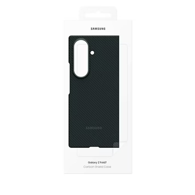 Samsung Carbon Shield Smartphone Case for Galaxy Z Fold7 - Black