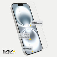 Thumbnail for OtterBox Premium Glass Screen Protector For iPhone 16 Pro Max - Clear