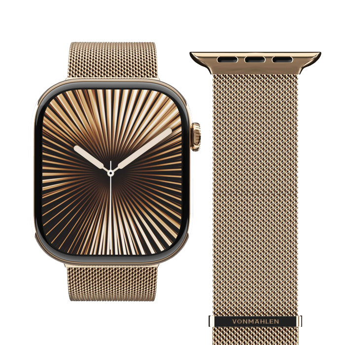 Vonmählen Milanese Loop2 For Apple Watch (40-42mm) - Sun Gold