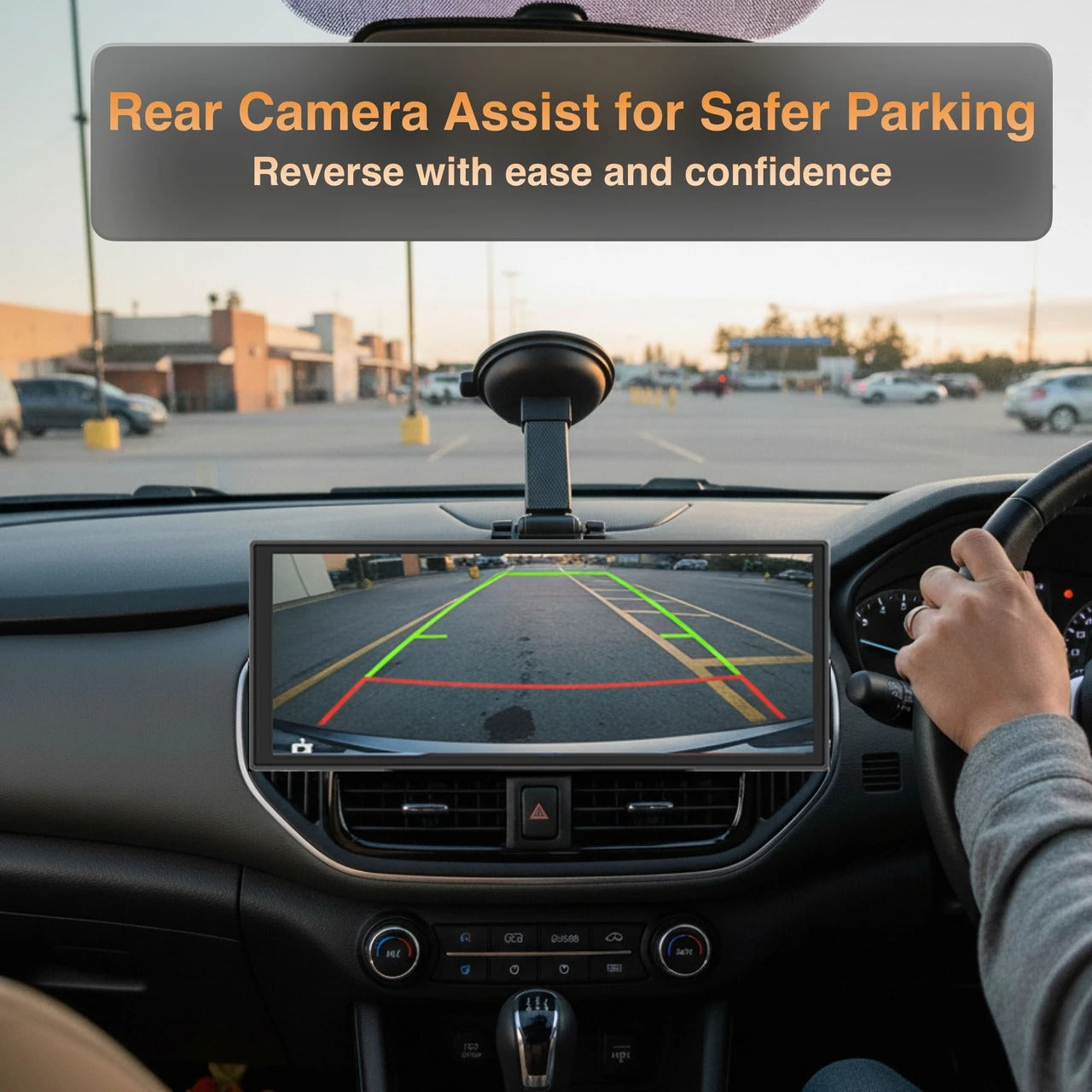 Navig8r 12-inch CarPlay Android Auto Dual Camera