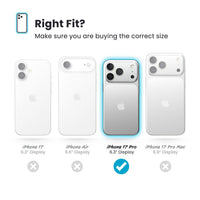 Thumbnail for Speck Presidio Clear Grip for iPhone 17 Pro - Clear/Silver