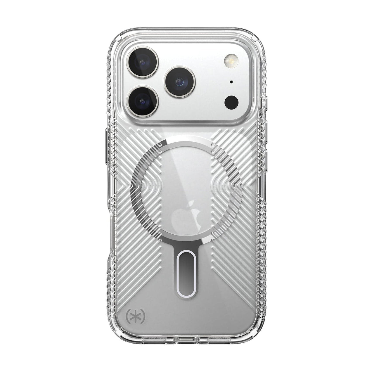 Speck Presidio Clear Grip for iPhone 17 Pro - Clear/Silver