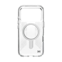 Thumbnail for Speck Presidio Clear Grip for iPhone 17 Pro - Clear/Silver