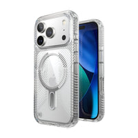 Thumbnail for Speck Presidio Clear Grip for iPhone 17 Pro - Clear/Silver