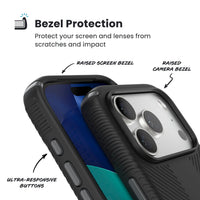 Thumbnail for Speck Presidio2 Grip for iPhone 17 Pro - Black/Grey