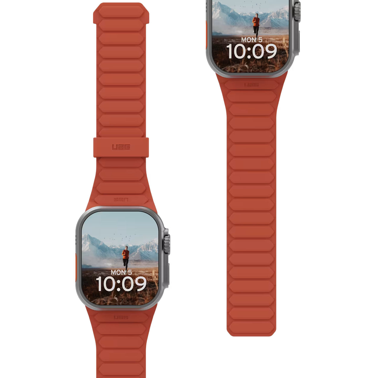 UAG Pathfinder Strap for Apple Watch (44-46mm/ULTRA) - Olive/Rust
