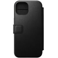 Thumbnail for Nomad Leather Folio Case for iPhone 17e/16e/15/14 - Black