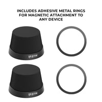 Thumbnail for EFM Cloudbreak Mag Bluetooth Speakers Twin Pack with MagSafe Compatibility - Black