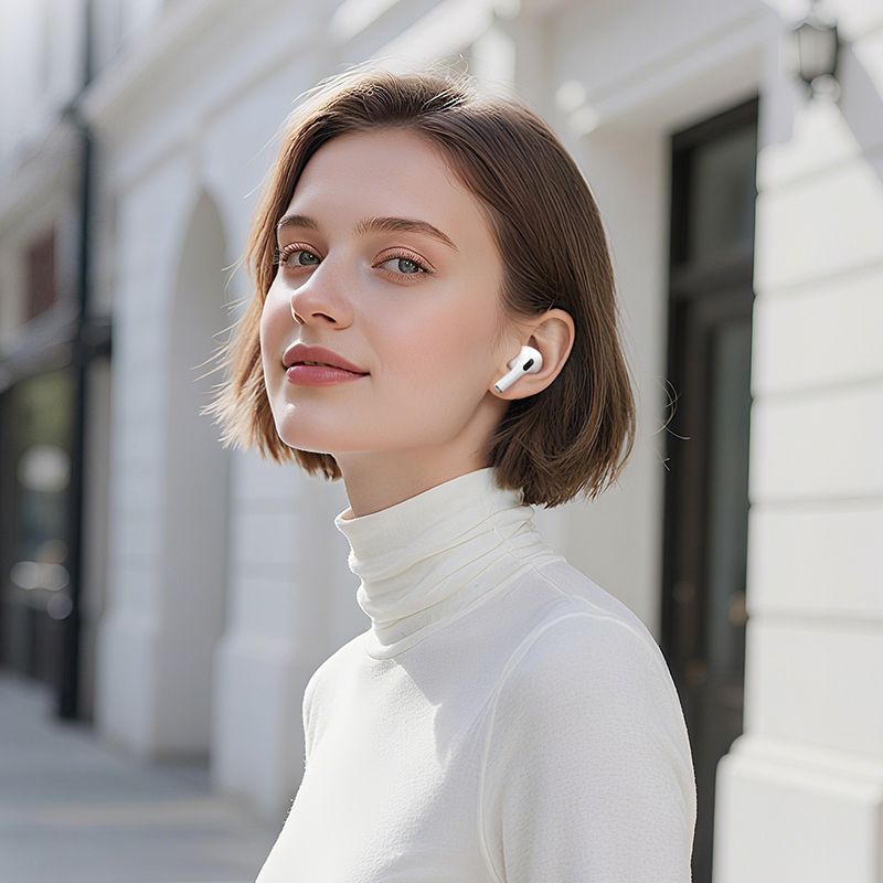 Hoco True Wireless ANC Noise Reduction Bluetooth Headset - White