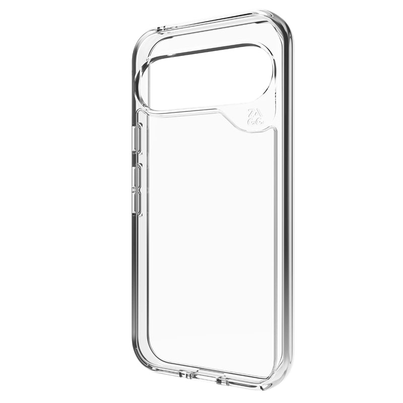 ZAGG Crystal Palace Angled Case & Glass Elite Bundle for Google Pixel 9/9 Pro - Clear
