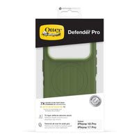 OtterBox Defender Pro Case for iPhone 18 Pro, 17 Pro - Green