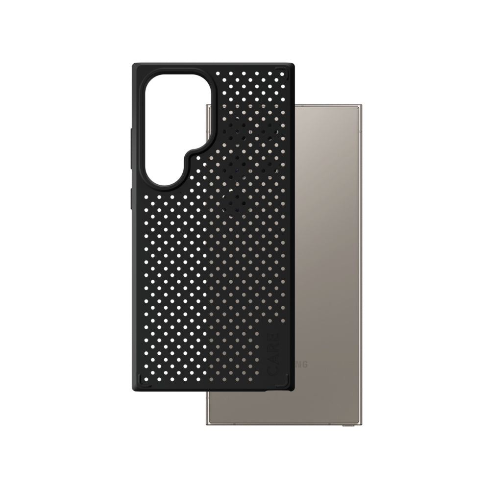 PanzerGlass CARE Heat Beat Case for Samsung Galaxy S25 Ultra- Black