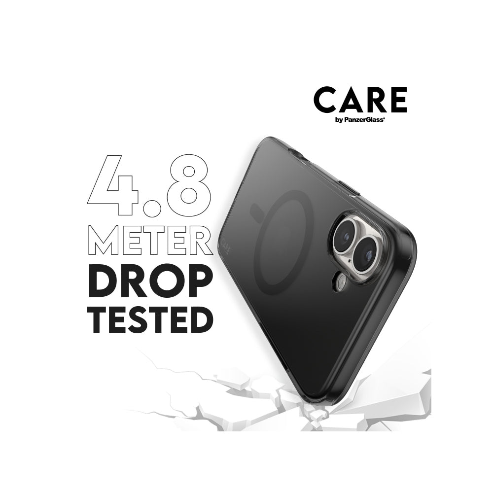 PanzerGlass CARE Flgship Magasafe Case for iPhone 16 Plus - Smokey