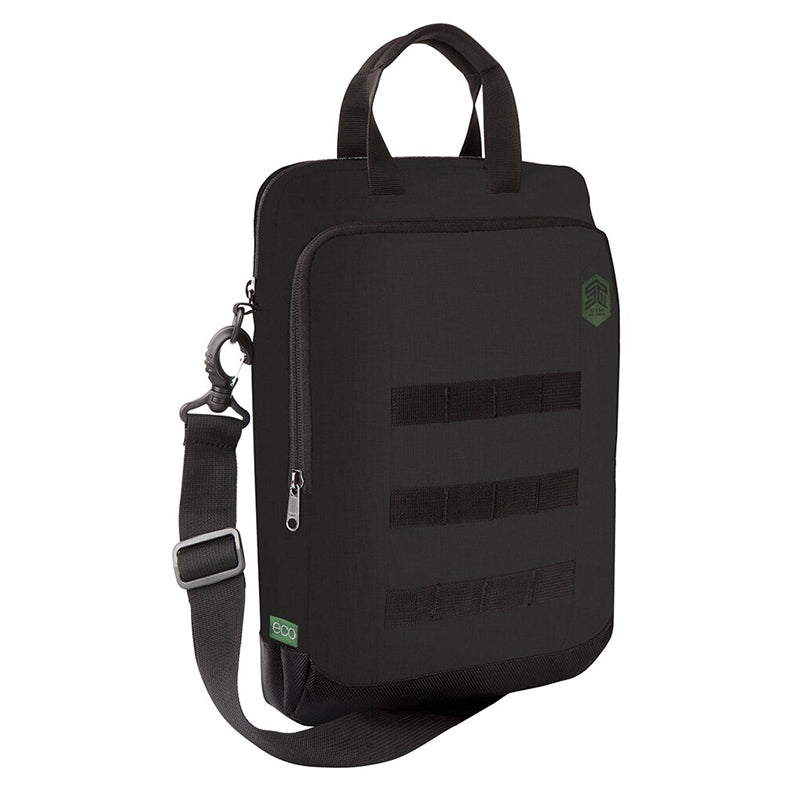 STM Ace Eco Vertical Super Cargo Laptop Shoulderbag - Black