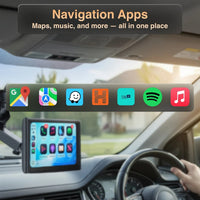 Navig8r 7-inch CarPlay Android Auto Dual Cameras