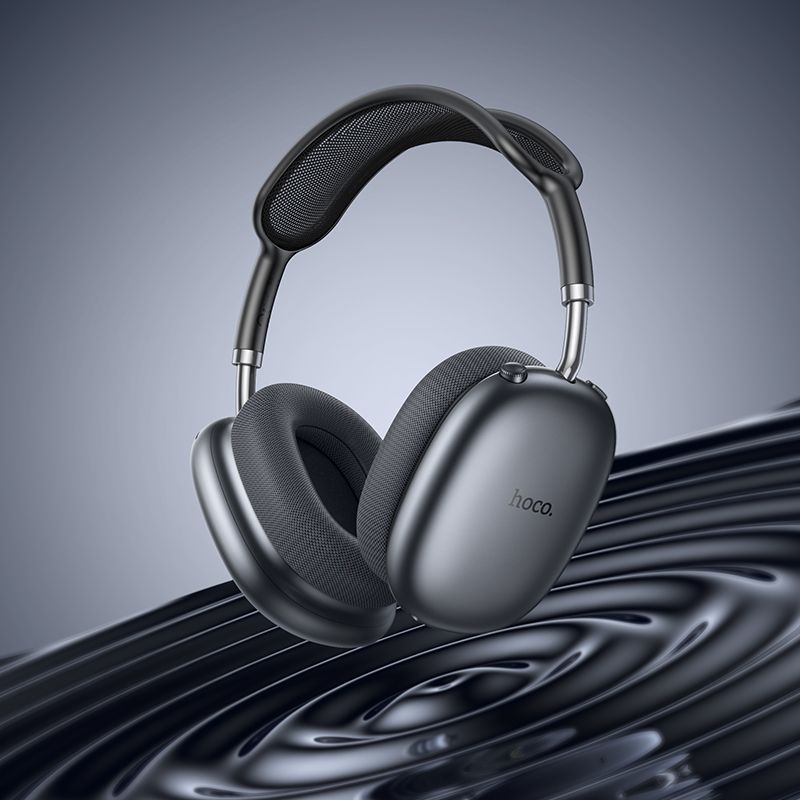 Hoco W55 Plus ANC Bluetooth Headphones - Space Gray Black
