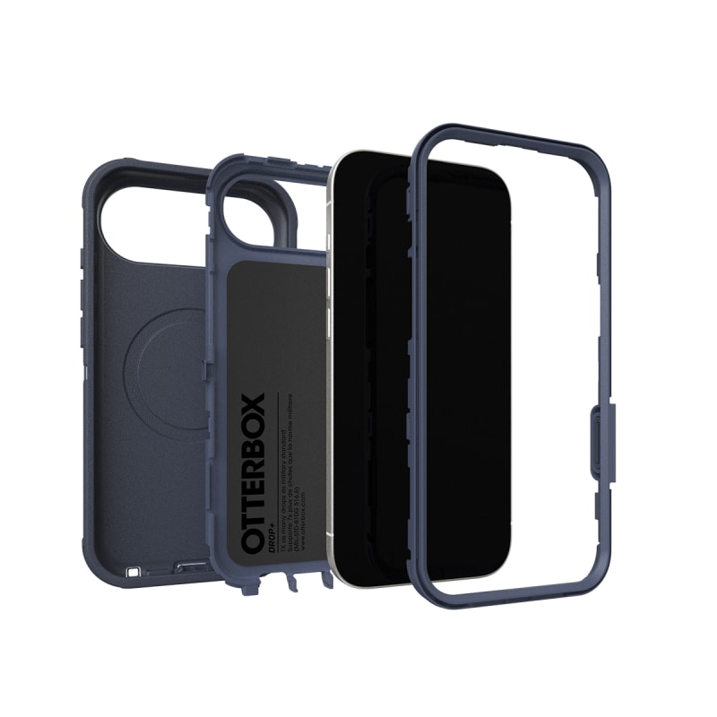 OtterBox Defender Pro Case with Camera Control for iPhone Air- Riverside Blue