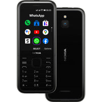 Thumbnail for Nokia 8000 (2021, 2.8'', 4GB/512MB, Keypad/ Candybar Phone) - Black