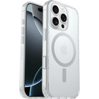 Thumbnail for OtterBox Symmetry MagSafe Case With Camera Button For iPhone 16 Pro - Clear