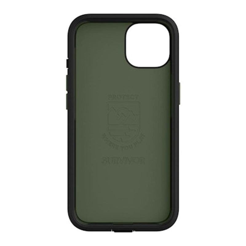 Survivor Earth Case for iPhone 13 - Black/Wild Fern