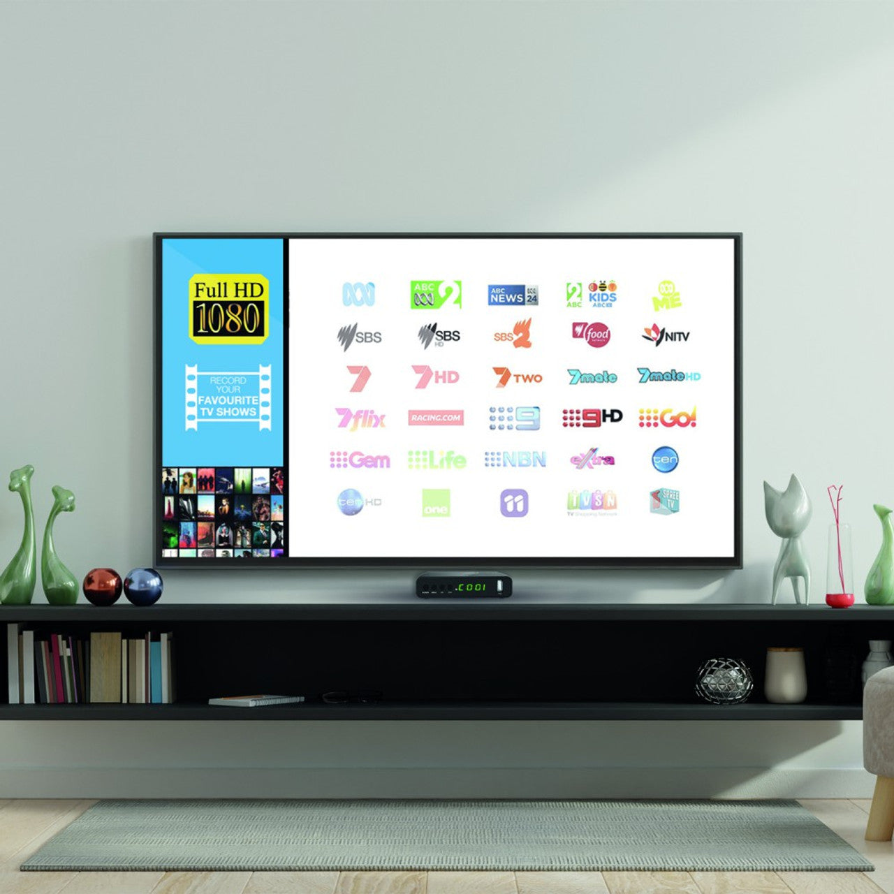 Laser Digital Set Top Box HD with USB Recording