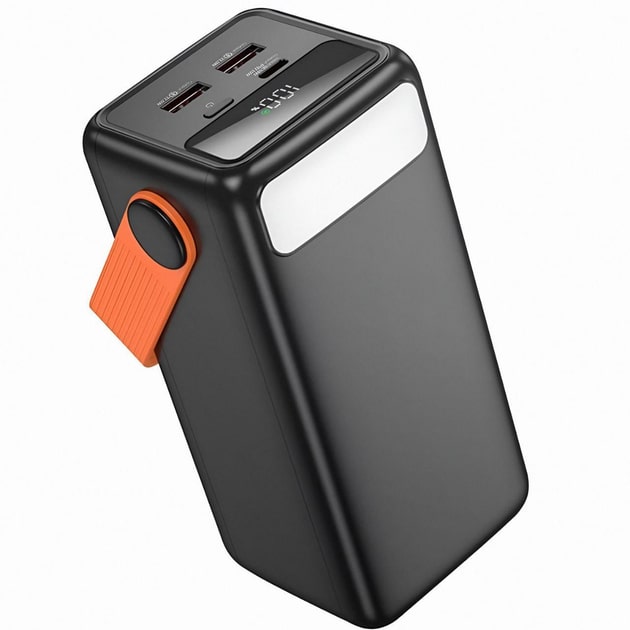 Borofone 22.5W + PD20W 60000mAh Powerbank with handle - Black